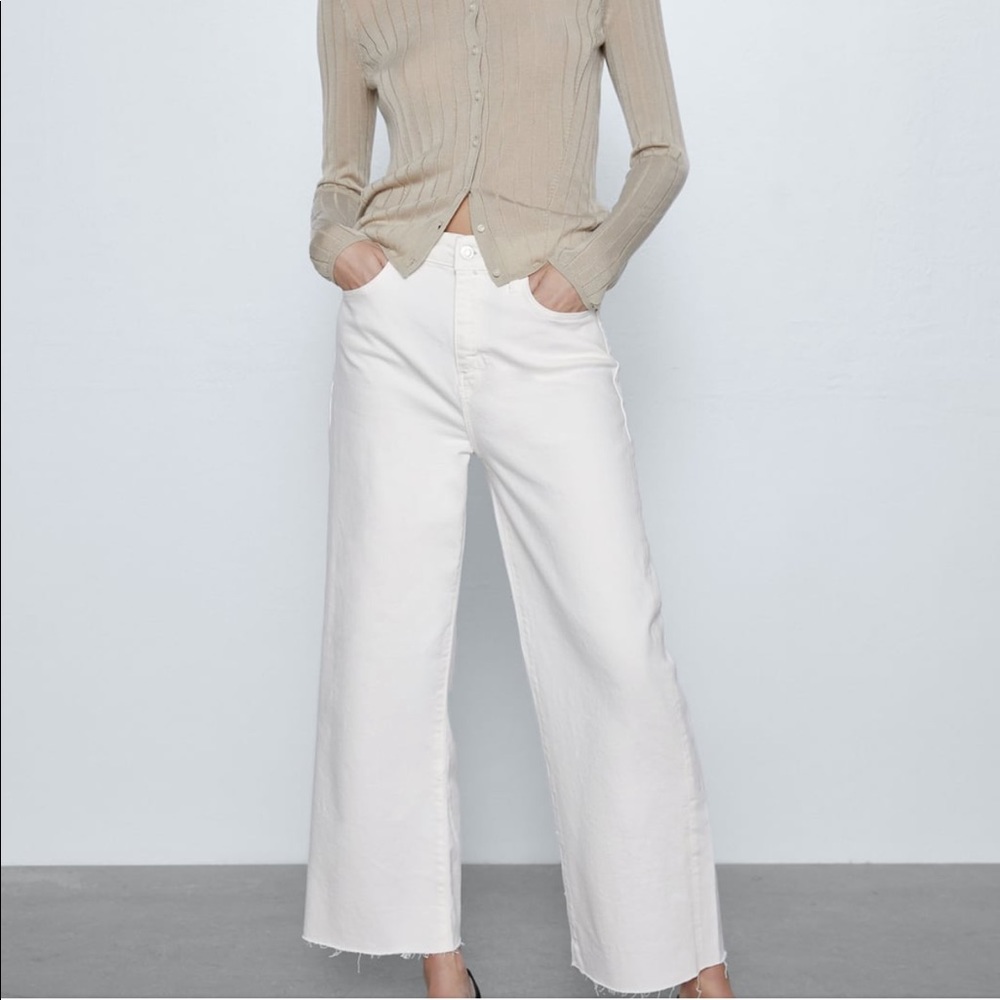 Brand new white Zara jeans